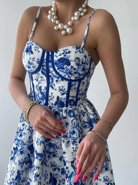 Hanks İp Askılı Elbise - Resim 5