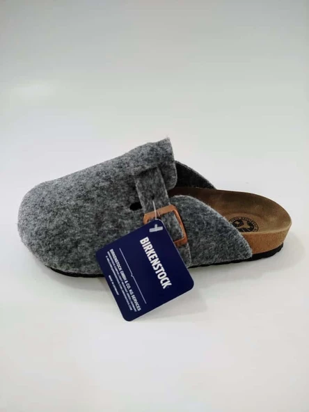 BİRKENSTOCK BOSTON KEÇE TERLİK GRİ - Resim 6