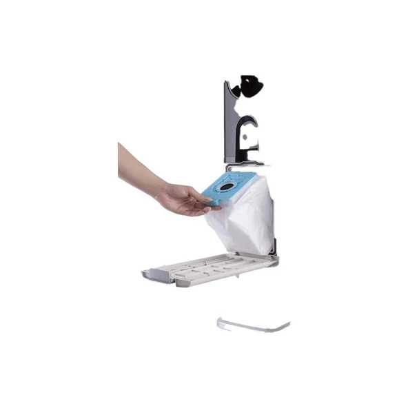 ET13490 Solara Tower Otomatik Toz Boşaltma Istasyonlu Şarjlı Süpürge - Resim 2