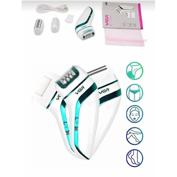 Profesyonel 3 Başlıklı Epilasyon Aleti - Resim 5