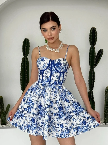 Hanks İp Askılı Elbise - Resim 3