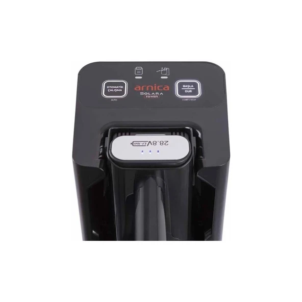 ET13490 Solara Tower Otomatik Toz Boşaltma Istasyonlu Şarjlı Süpürge - Resim 4