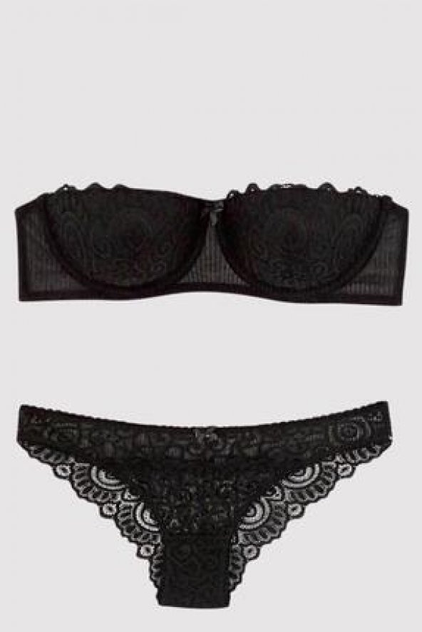 Pierre Cardin 4741 Verona Soft Pushup Straplez Sütyen Takım