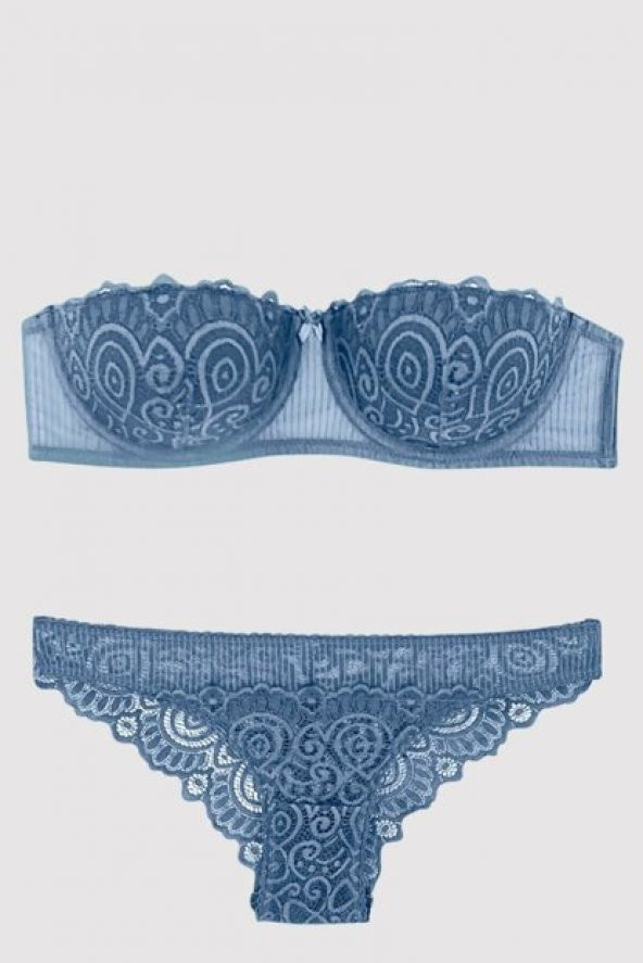 Pierre Cardin 4741 Verona Soft Pushup Straplez Sütyen Takım - 3