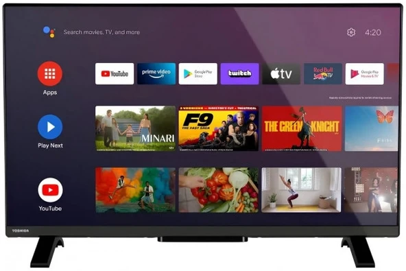 Toshiba 32LA2E63DT Full HD 32" 82 Ekran Uydu Alıcılı Android Smart LED TV ürün görseli 1