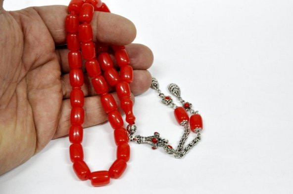 Tesbihci Dayı  Sıkma Tesbih Kırmızı Renk (Khr -10766) - 3