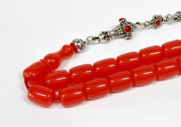 Tesbihci Dayı  Sıkma Tesbih Kırmızı Renk (Khr -10766) - 2