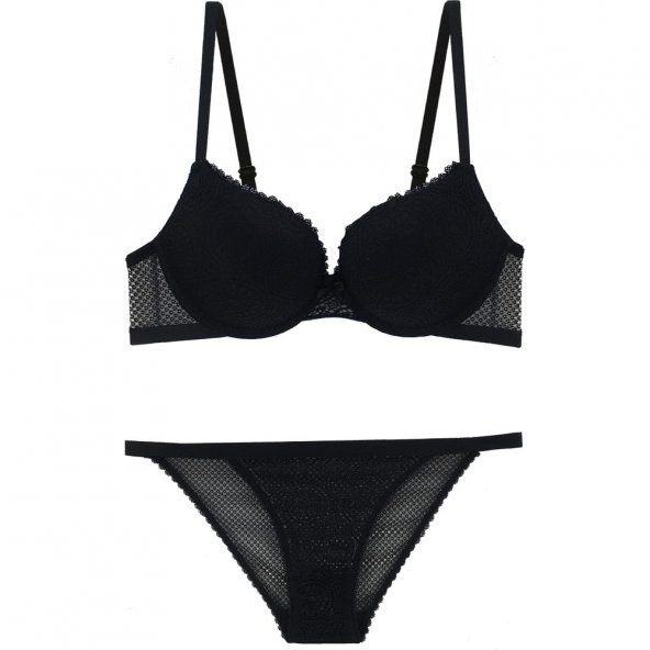 Pierre Cardin 4786 Lyon Double Push Up Sütyen Takımı - Pudra - 3