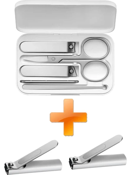 Mija Mijia Profesyonel Tırnak Bakım Seti Pedikür Manikür Seti + 2 Adet Tırnak Makası Paslanmaz Çelik ürün görseli