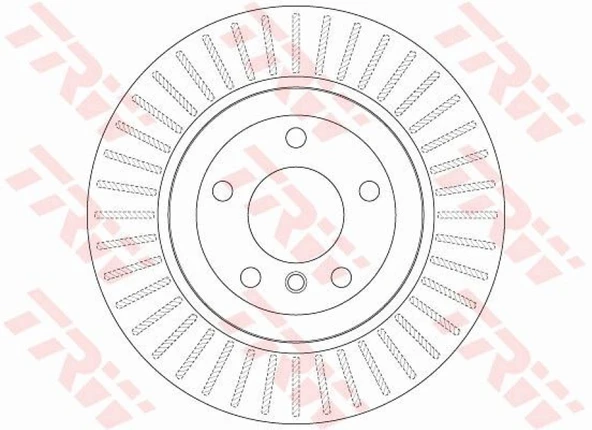 Bmw Fren Diski Arka Bmw E60 E61 Xdrive - Trw Df6299 - Resim 1