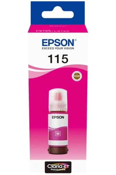 epson 115 Magenta Kırmızı Şişe Mürekkep T07D34A L8160-L8180 ürün görseli 1