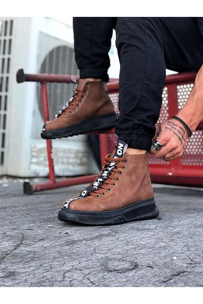 Wagoon WG03 Taba Kömür Erkek Yarım Bilek Bot ürün görseli
