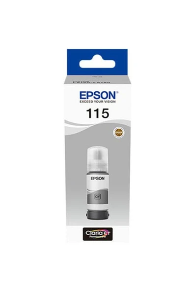 EPSON 115 Grey Gri Şişe Mürekkep T07D54A L8160-L8180 ürün görseli 1