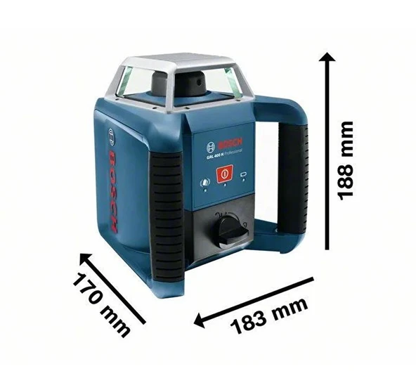 Bosch GRL 400 H Professional Rotasyon Lazeri - Resim 3