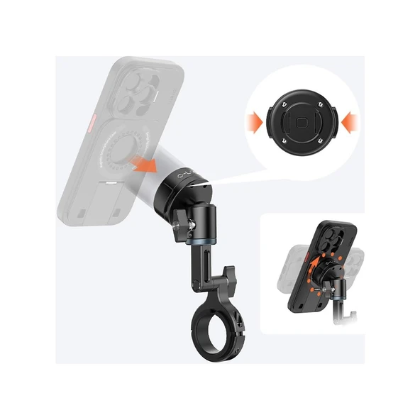 Ulanzi O-Lock Iı Bisiklet Telefon Tutucu M009 - Resim 3