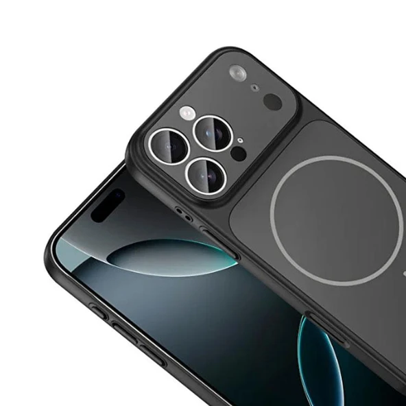 iPhone 17 Pro Uyumlu AG Glass Koruyucu Kılıf (iPhone 17 Pro Max Görünümlü) - Resim 7