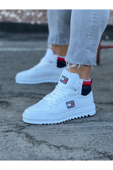 Wagoon WG220 Beyaz Erkek Yarım Bilek Bot ürün görseli