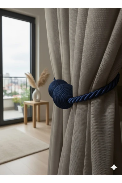 MMTHOME Mıknatıslı Perde Bağlama Aparat Aksesuarı Braçol (1 Adet) - Resim 2