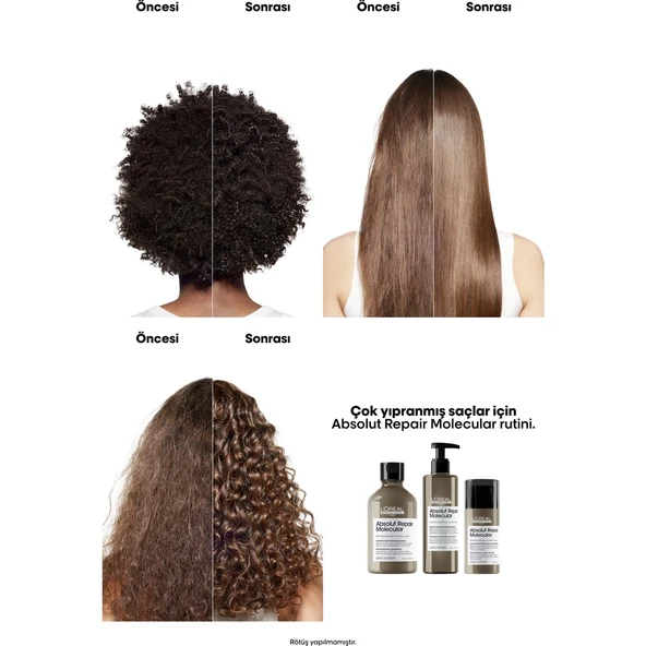 Serie Expert Absolut Repair Molecular Durulanmayan Saç Bakım Maskesi 100ml - Resim 3