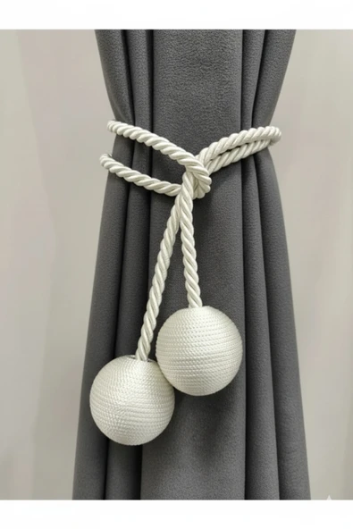 MMTHOME İki Toplu Yan Bağlama Fon Perde Toplama Aparatı ürün görseli 1