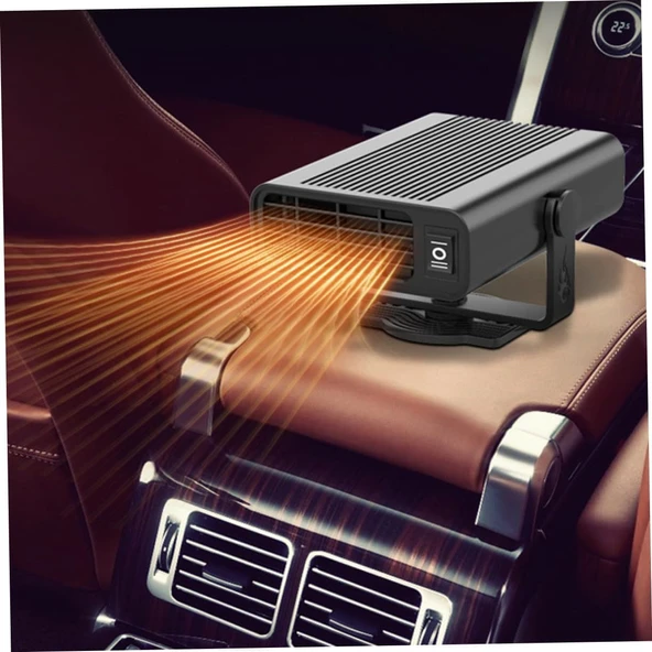 Gatuida Araba Kaloriferi Usb Fanı Oto Kaloriferi 12v 150w Otomatik Buğu Çözücü Araç Ön Camı ısıtıcısı Araba Buğu Çözücü Araba Taşınabilir ısıtıcı - Resim 3