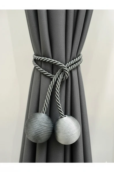 MMTHOME İki Toplu Yan Bağlama Fon Perde Toplama Aparatı ürün görseli 1