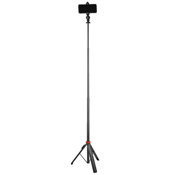 Kingjoy M080 Telefon Tutacaklı Uzaktan Kumandalı Selfie Tripod - Resim 4