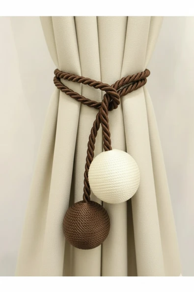 MMTHOME İki Toplu Yan Bağlama Fon Perde Toplama Aparatı ürün görseli 1