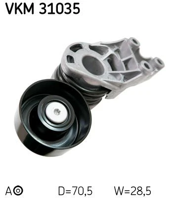 SKF VKM31035 ALTERNATÖR GERGİ RULMANI KÜTÜKLÜ POLO-FABIA-CORDOBA 1.4 TDI 2001-2009 AMF-BNV-BNM 045903315A ürün görseli 1