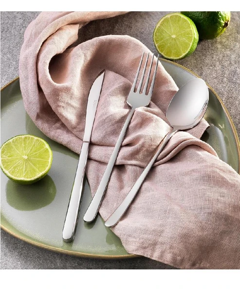 Schafer Hamburg 72 Parça Çatal Kaşık Bıçak Takımı-Gümüş05 ürün görseli 1