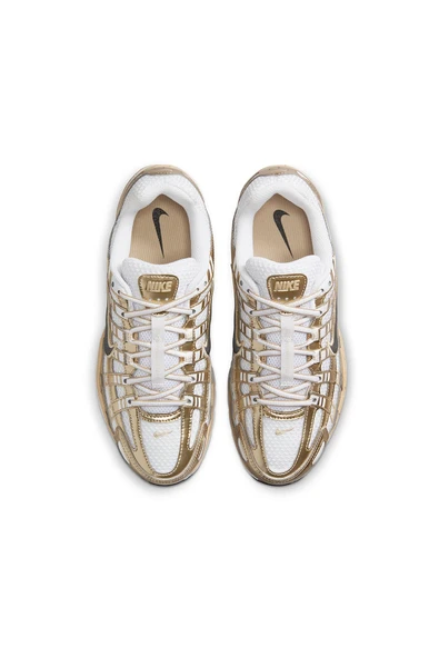 Nike W P-6000 Gld IF1787-100 Bej & Gold Kadın Günlük Spor Ayakkabı - Resim 4