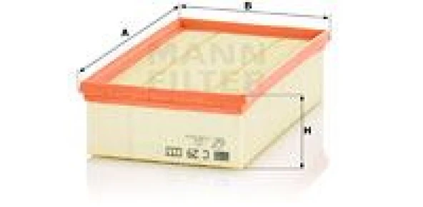 Renault Hava Filitresi Talısman 19> Espace V 18> 2.0 Blue DCI - Mann C29033 ürün görseli