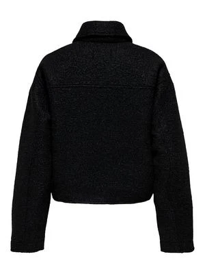 ONLY Kadın Siyah Boucle Ceket 15354329 - Resim 2