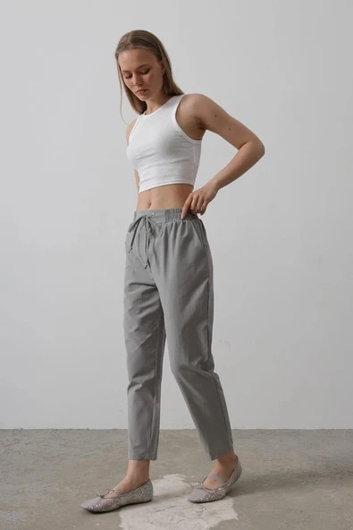 Pantolon  Gri - Resim 4