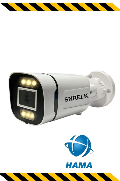 SNRELK GECE RENKLİ 6X LED WARM LIGHT GENİŞ AÇI GÜVENLİK KAMERASI - Resim 4