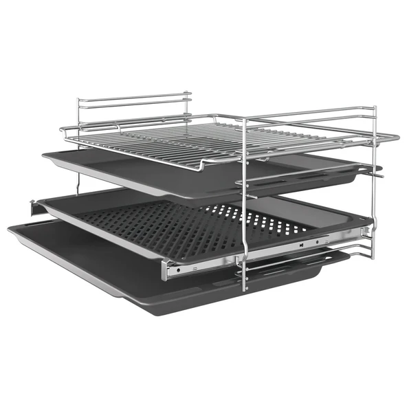 Profilo FRMA356G 66 Lt 12 Programlı Platin Gri Ankastre Fırın - Resim 5