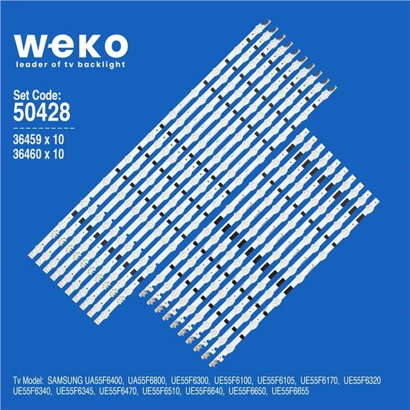 Samsung UE55F6345 55'' İnç 20 Adet Tv Led Bar ( Tvnizin içindeki led barla aynısı olduğunu görmeden almayınız. Led bar ürünlerinde paket açıldığında iade kabul edilmemektedir. ) ürün görseli