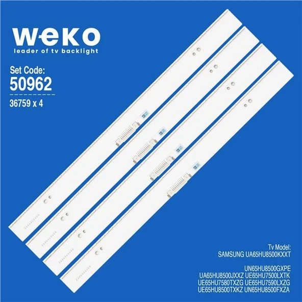 Samsung UE65HU8500TXKZ 65'' İnç 4 Adet Tv Led Bar ( Tvnizin içindeki led barla aynısı olduğunu görmeden almayınız. Led bar ürünlerinde paket açıldığında iade kabul edilmemektedir. ) ürün görseli 1