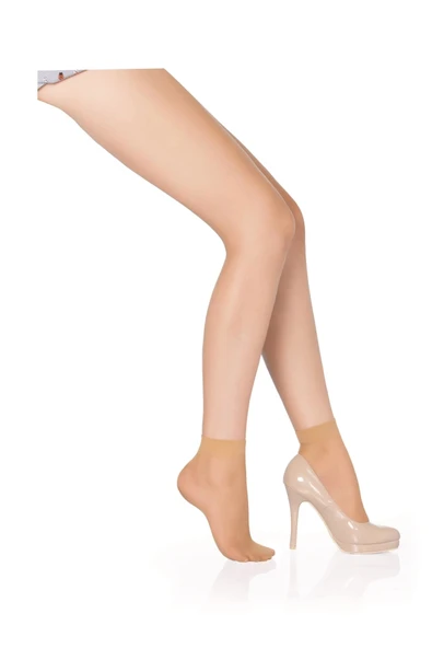 Penti Likra Fit 15 Parlak Burun Dikişsiz Soket Çorap - Resim 3