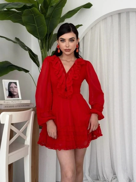 Osıes Fırfırlı Elbise - Resim 6