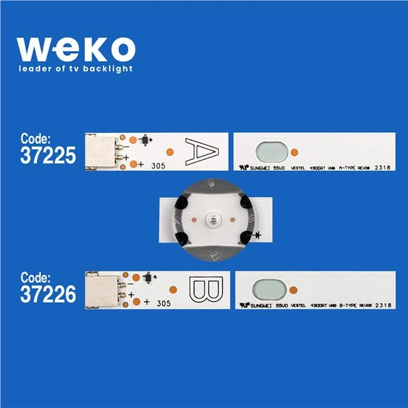 Vestel 50FD5400 50'' 6 Adet Tv Led Bar ( Tvnizin içindeki led barla aynısı olduğunu görmeden almayınız. Led bar ürünlerinde paket açıldığında iade kabul edilmemektedir. ) - Resim 2