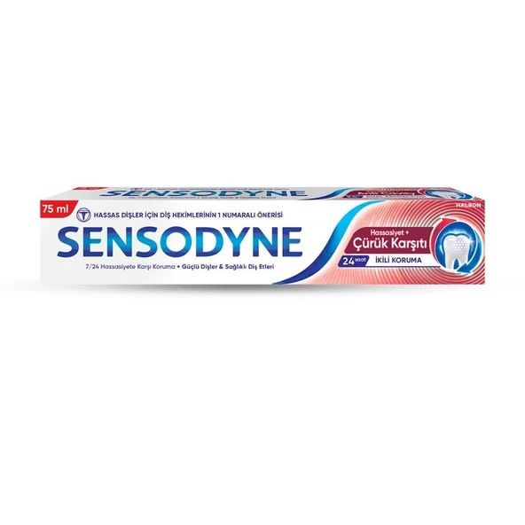 Sensodyne Hassasiyet + Çürük Karşıtı Diş Macunu 75 ml ürün görseli