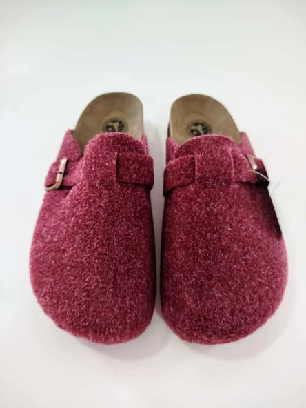 BİRKENSTOCK BOSTON KEÇE TERLİK BORDO ürün görseli 1