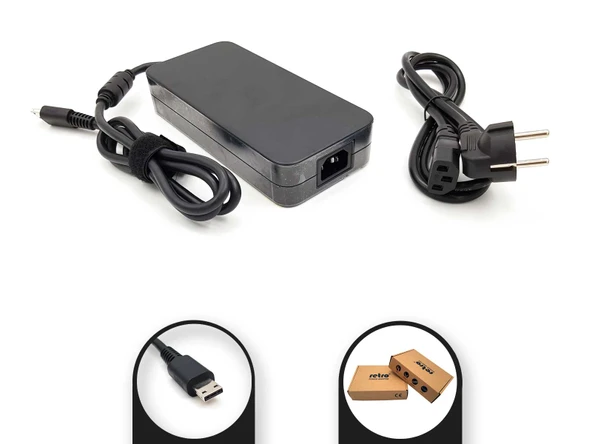 RETRO MSI 20V 12A 240W 4 Pin USB Tip Notebook Adaptör RPA-AC339 ürün görseli