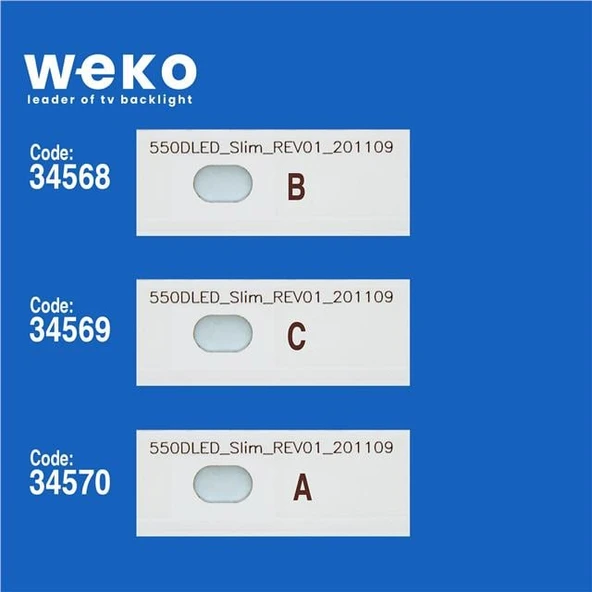 Hi-Level 55UHL950 55'' İnç 12 Adet Tv Led Bar ( Tvnizin içindeki led barla aynısı olduğunu görmeden almayınız. Led bar ürünlerinde paket açıldığında iade kabul edilmemektedir. ) - Resim 2