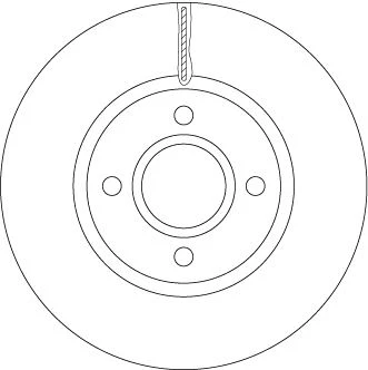 Ford On Fren Disk Aynası B Max 12> Fiesta VI 13> Transıt Courıer 1,5 Tdci 1,6 Tdci 14> - Trw Df6509 - Resim 1
