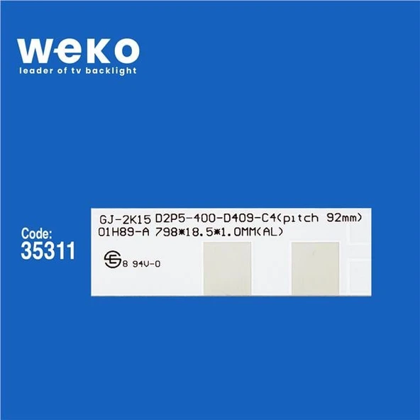 Philips 40PUK6400 40'' İnç 4 Adet Tv Led Bar ( Tvnizin içindeki led barla aynısı olduğunu görmeden almayınız. Led bar ürünlerinde paket açıldığında iade kabul edilmemektedir. ) - Resim 2