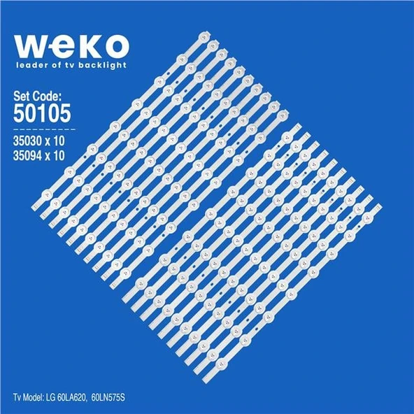 Lg 60LN575S 60'' İnç 20 Adet Tv Led Bar ( Tvnizin içindeki led barla aynısı olduğunu görmeden almayınız. Led bar ürünlerinde paket açıldığında iade kabul edilmemektedir. ) ürün görseli 1