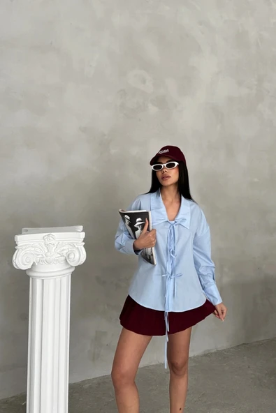 OKU YAKA POPİN GÖEK İP BAĞAA DETAYI  Bebe avi - Resim 4