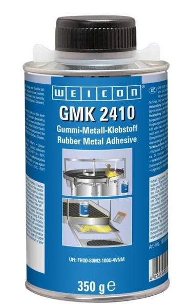 Weicon GMK 2410 Kontakt Yapıştırıcı Yüksek mukavemetli ve hızlı kürlenen 1 komponentli kauçuk-metal yapıştırıcı 350gr ürün görseli